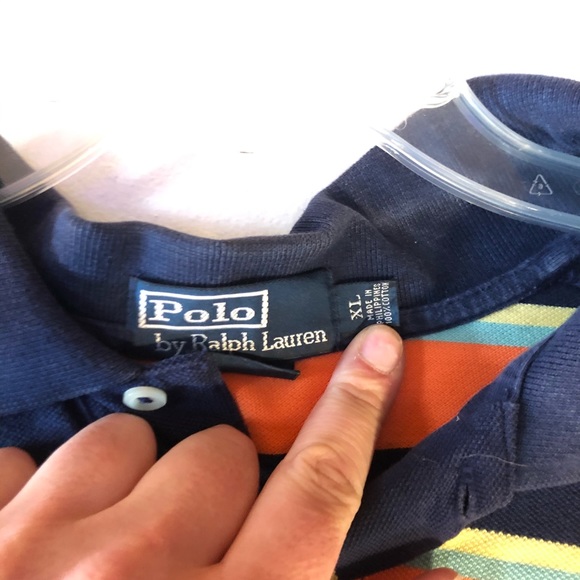 Pole Ralph Lauren Size XL short sleeve collared - Picture 2 of 2